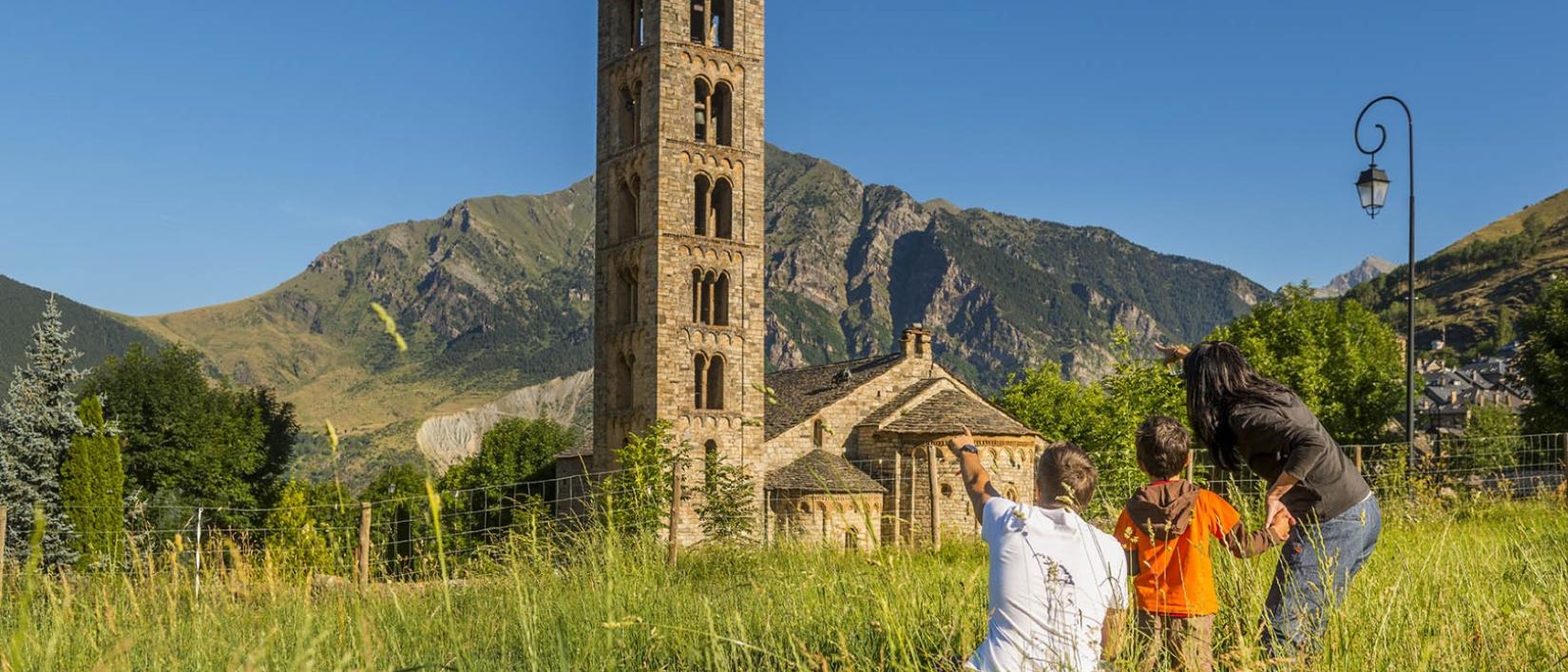 Familie aan Sant Climent de Taüll