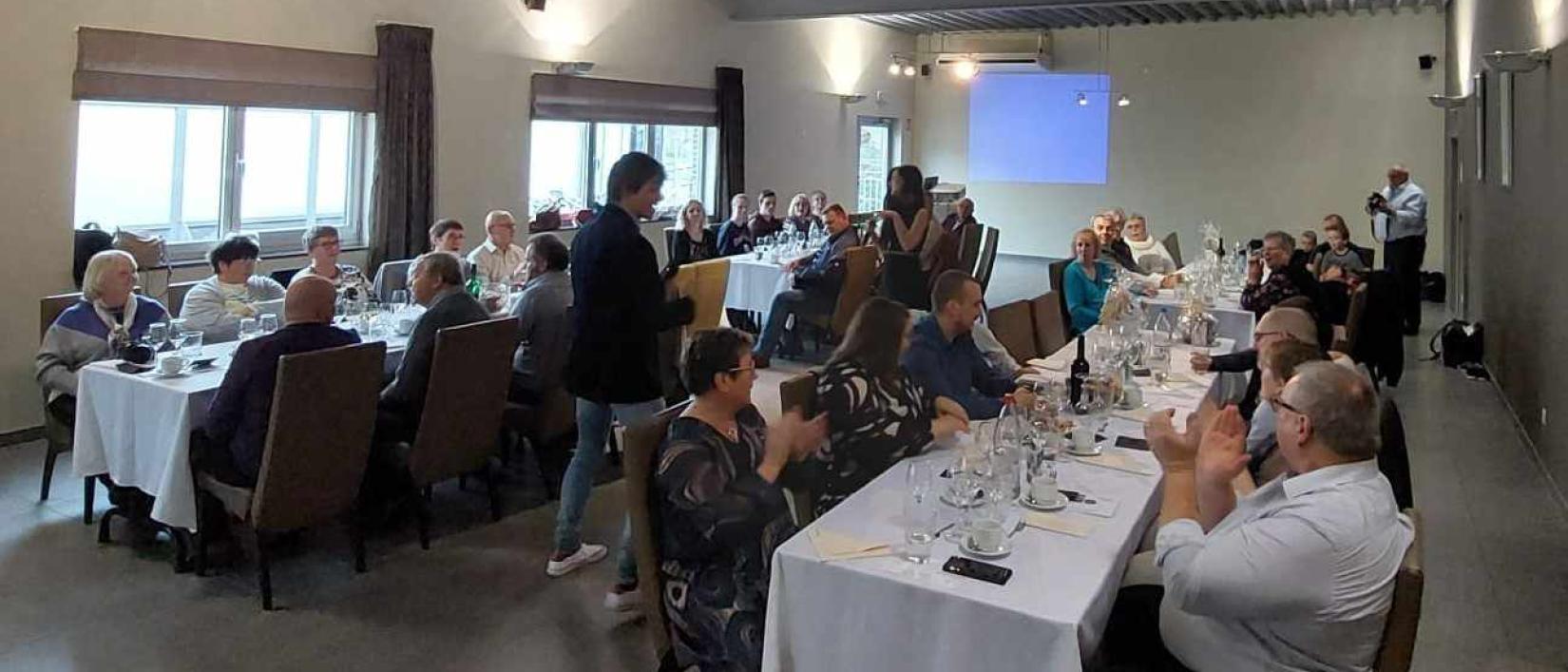 Sfeerbeeld van ons jaarfeest van 2024