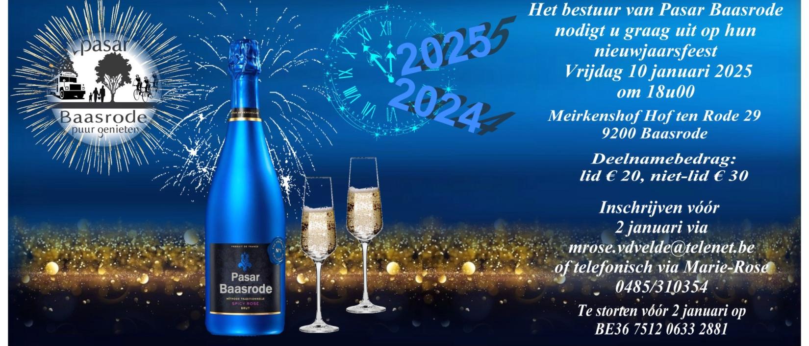 uitnodiging Nieuwjaarsreceptie 2025