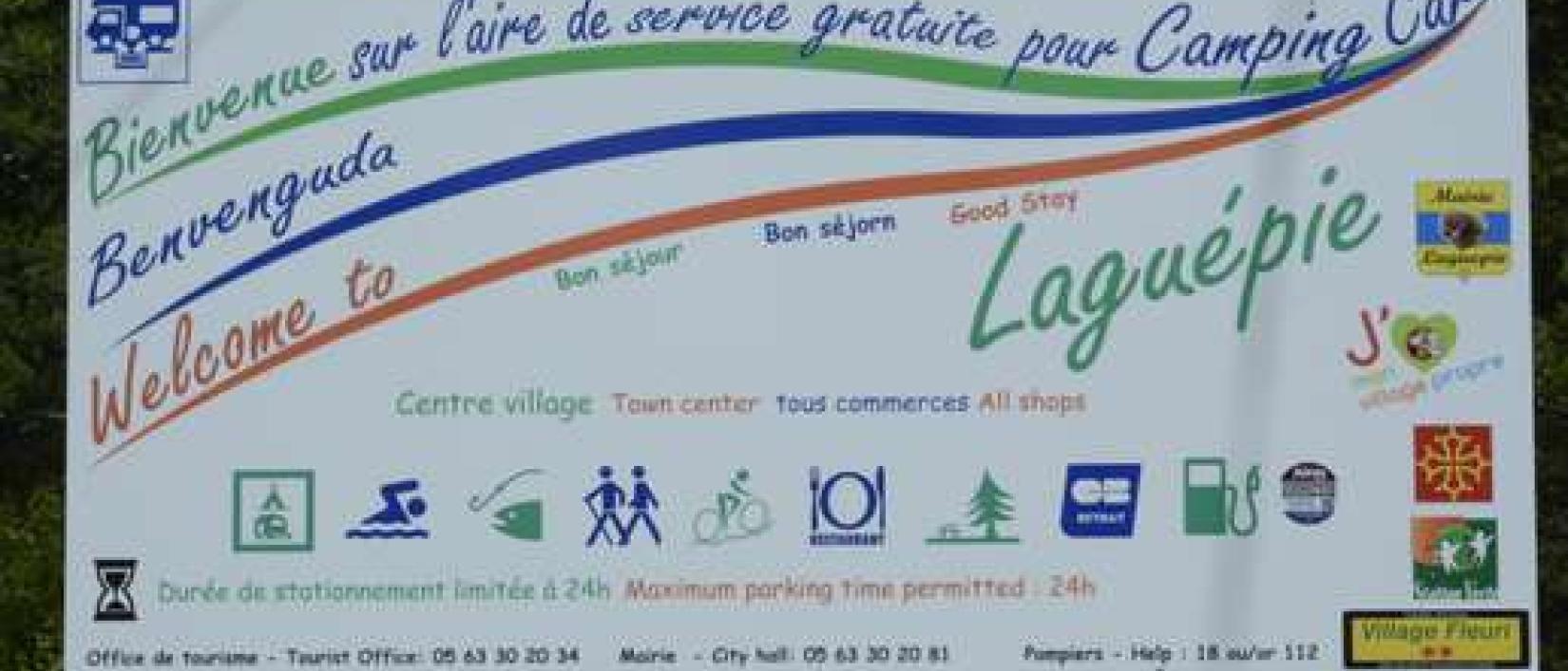 Hoofdfoto Aire CAMPING-CAR PARK de Laguépie