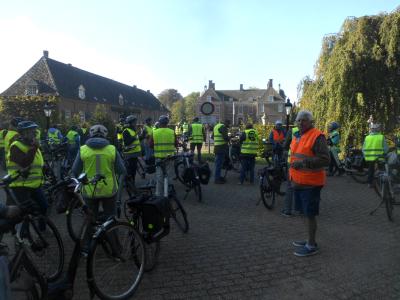 Tussenstop aan kasteel