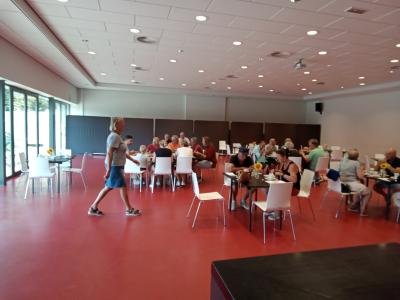 Iedereen is terug en nu genieten van lekker frietjes 