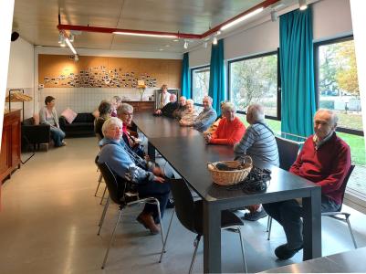 De studio waar beginnende artiesten 'in residence' kunnen verblijven