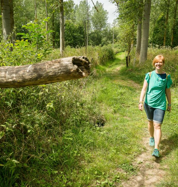 Vrijer in de natuur