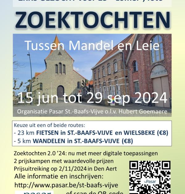 Affiche van beide zomerfotozoektochten en van de prijsuitreiking