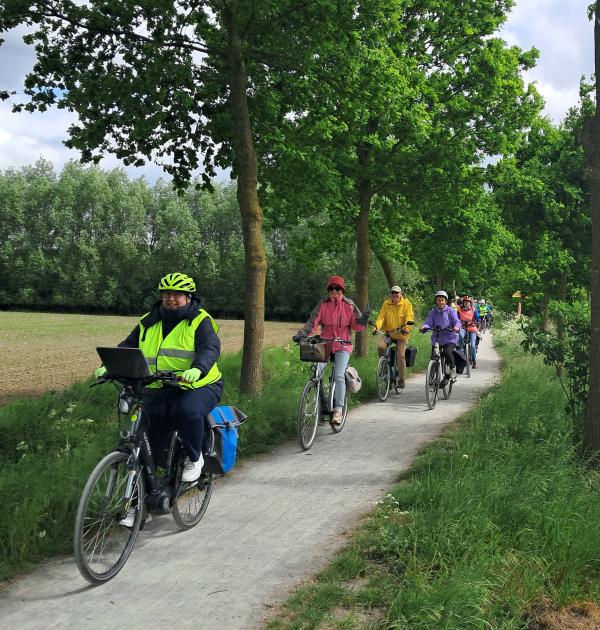 Op weg naar Astene-Sas