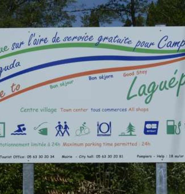 Hoofdfoto Aire CAMPING-CAR PARK de Laguépie